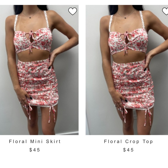 ☀️✌🏼NWOT Floral 2 Piece Set - Picture 11 of 12